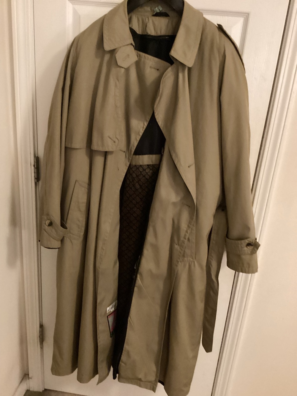 Zele Women's Khaki Trench Coat - Classic Double-Breasted Style